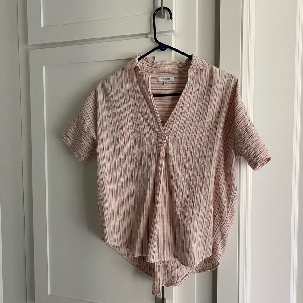 Madewell back tie top